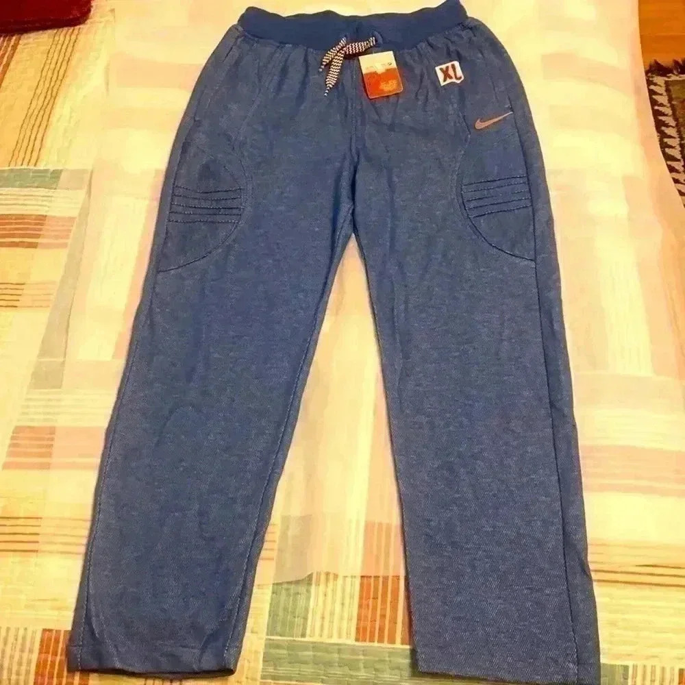 Nike Athletic debt male pants navy blue colors